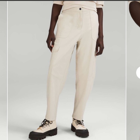 lululemon athletica Pants - Lululemon Light Utilitech Cargo Pocket High-Rise Pant
Natural Ivory
